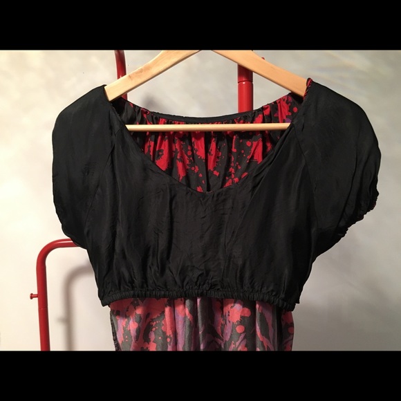 Alexandra McQueen silk top size 38 - Picture 2 of 5